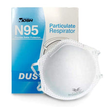 Load image into Gallery viewer, FANGTIAN N95 Niosh Certified Respirator Dust Particle Mask- Model: FT-N058 (Pack of 20, Size M/L)
